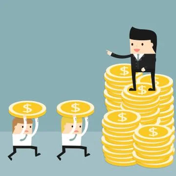 The Business situation Stock Illustration