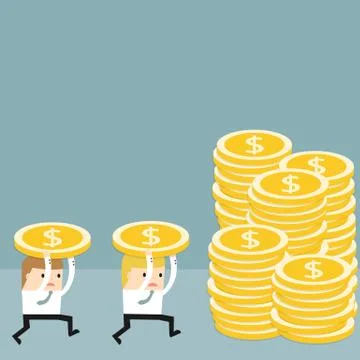 The Business situation Stock Illustration