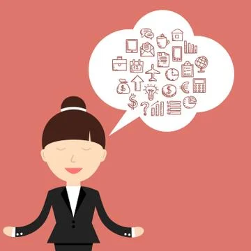 The Business Situation Stock Illustration