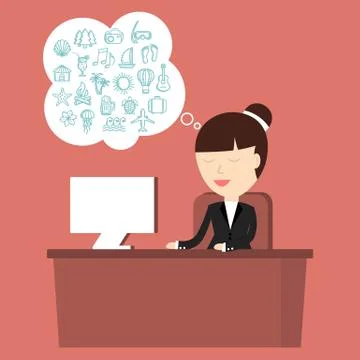 The Business Situation Stock Illustration