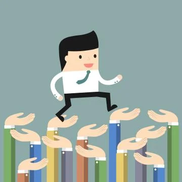 The Business situation Stock Illustration