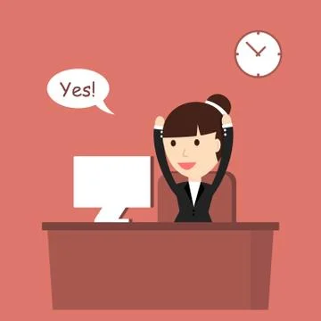 The business situation Stock Illustration