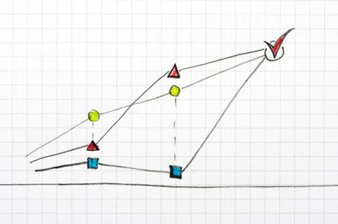 Business sketch 스톡 일러스트