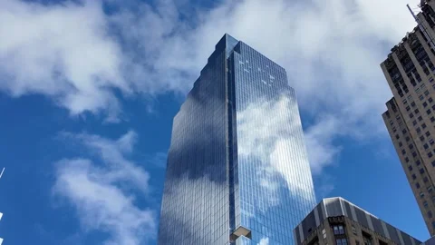Business skyscraper building. Architecture building business area. Glass Stock Footage 344399178
