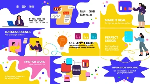 Business Slides for After Effects Stock After Effects