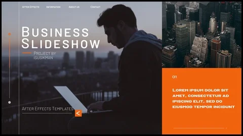 Business Slideshow 库存 After Effects