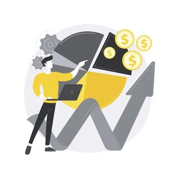 Business solution abstract concept vector illustration. Stock Illustration