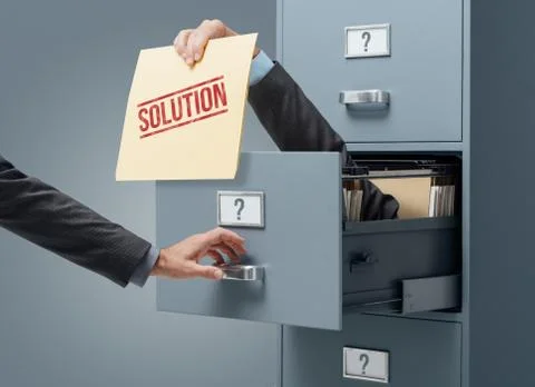 Business solution and problem solving Фото