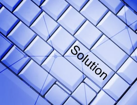 Business Solution Concept Stock Photos