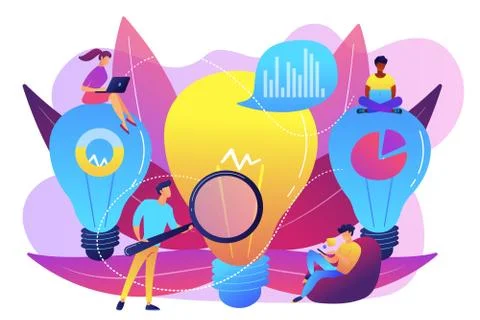 Business solution concept vector illustration. 스톡 일러스트