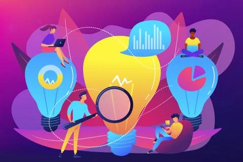 Business solution concept vector illustration. 스톡 일러스트