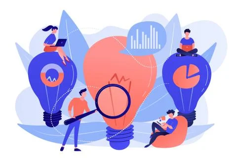 Business solution concept vector illustration. 스톡 일러스트