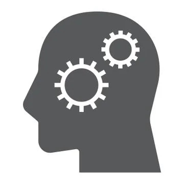 Business Solution glyph icon, development Stock Illustration