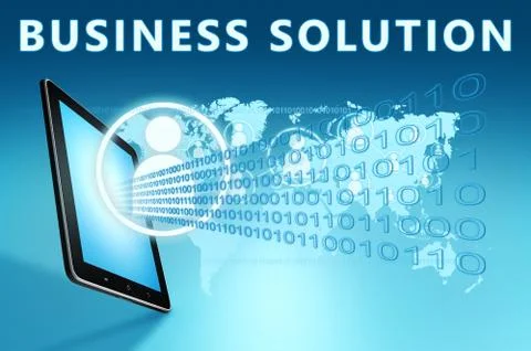 Business solution Stock Illustration