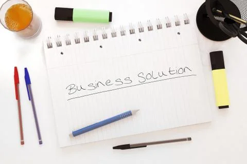 Business Solution 스톡 일러스트