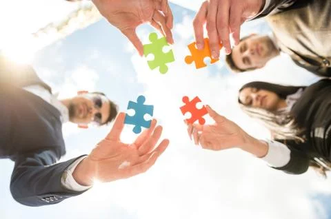 Business solution Foto stock