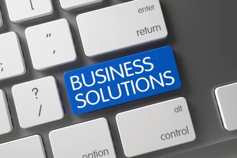 Business Solutions Keypad Stock Illustration
