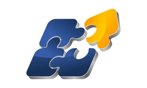 Business Solutions Logo Design Template Vector 스톡 일러스트