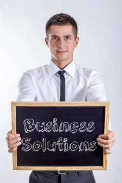 Business Solutions Foto stock
