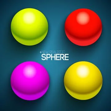 Business sphere infographic template with text fields. Vector Il Stock Illustration