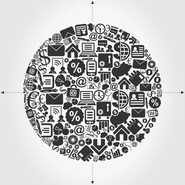 Business a sphere 스톡 사진