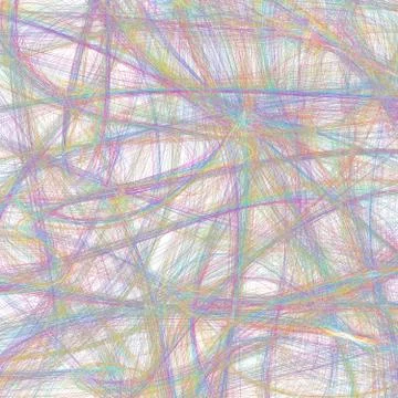Business square abstract background with mess of chaotic lines Stock Illustration