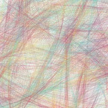 Business square abstract background with mess of chaotic lines Stock Illustration