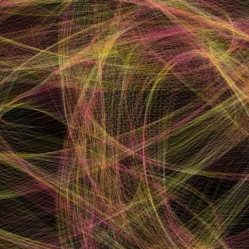 Business square abstract background with mess of chaotic color lines Stock Illustration