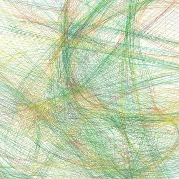 Business square abstract background with mess of chaotic color lines Stock Illustration