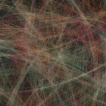 Business square abstract background with mess of chaotic lines like Stock Illustration