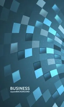 Business square abstract vector background. Stock Illustration