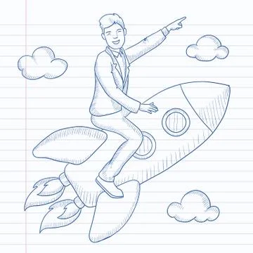 Business start up Illustrazione stock