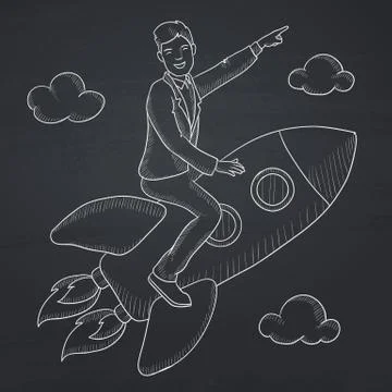 Business start up Illustrazione stock