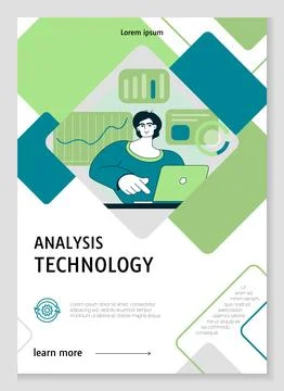 Business startup. Analysis technology. People office work. Statistic chart Stock Illustration