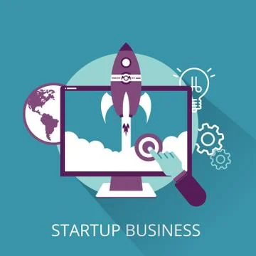 Business Startup Concept Stock Illustration