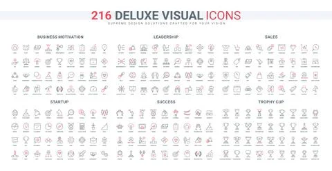 Business startup solution, efficiency, motivation for leadership and growth line Stock Illustration