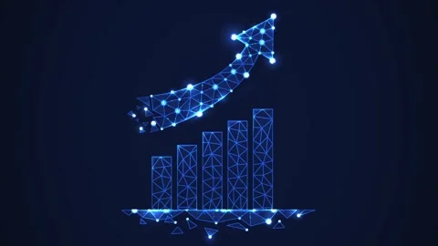 Business Statistic Chart Arrow Pointing Up 스톡 동영상 171887634