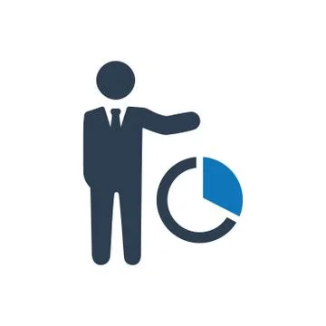 Business Statistics Icon Stock Illustration