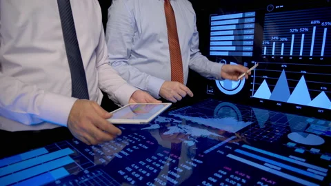 Business Statistics In Office  Stock-Footage 194810765
