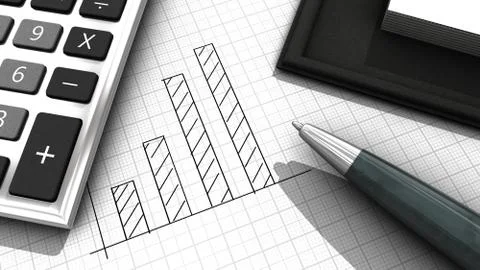 Business stats Stock Illustration