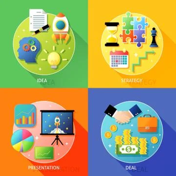 Business steps concept イラスト素材