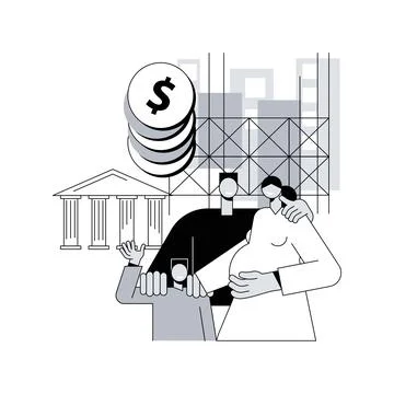 Business strategy abstract concept vector illustration. Stock Illustration
