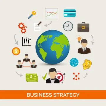 Business Strategy Concept Stockillustratie
