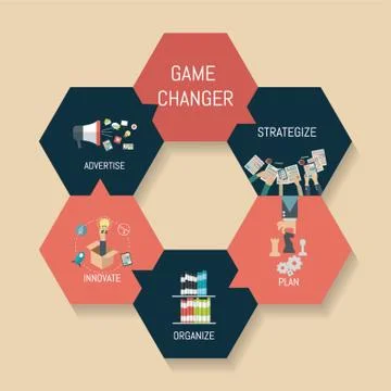 Business Strategy Concept 스톡 일러스트