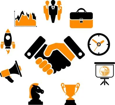 Business Strategy Concept Stock Illustration