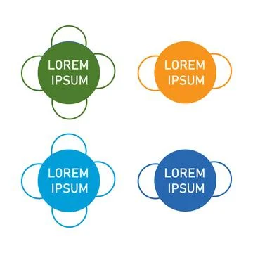 A business strategy concept involves a business plan diagram, Stock Illustration