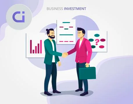 Business strategy finance vector illustration Illustrazione stock