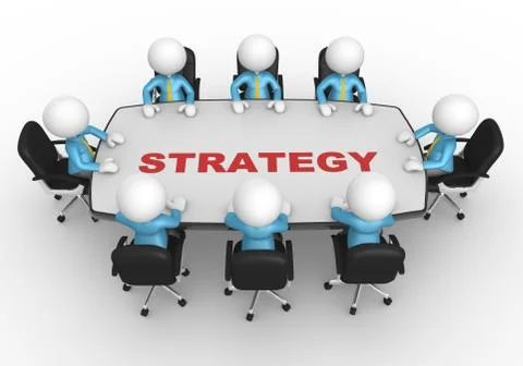 Business strategy Illustrazione stock