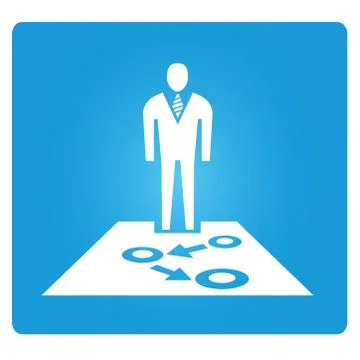 Business strategy Illustrazione stock