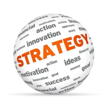 Business strategy sphere Stock Illustration